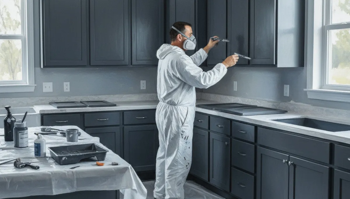 Cabinet painting in Mesa, AZ for durable kitchen finishes built for desert heat