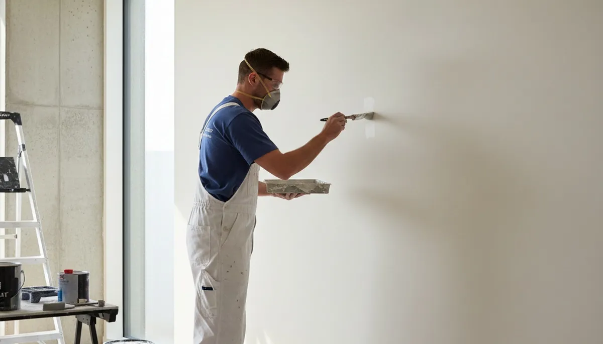 Mesa, AZ painter repairing wall scuffs, chips, and faded paint with touch-up service